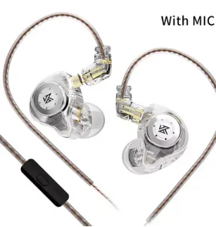KZ EDX Pro — Audífonos In-Ear HiFi con Micrófono