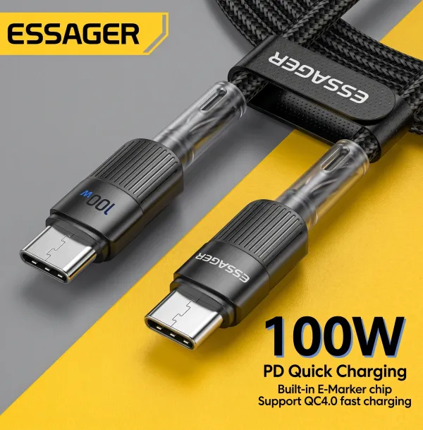 Cable de carga rápida Tipo C 2m